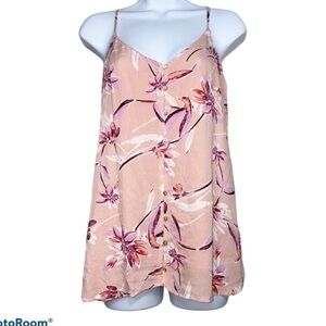 STACCATO pink floral blouse spaghetti strap top